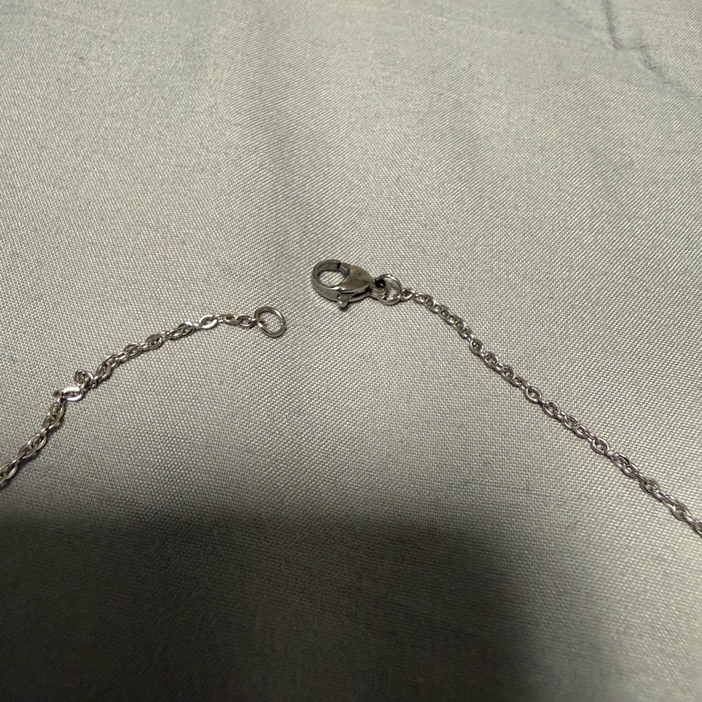 Elegant Silver Cross Necklace - Picture 2 of 4